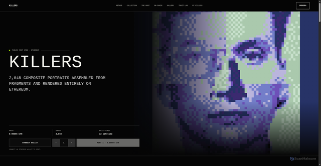 Security scan screenshot of https://mint.k1ller.xyz/
