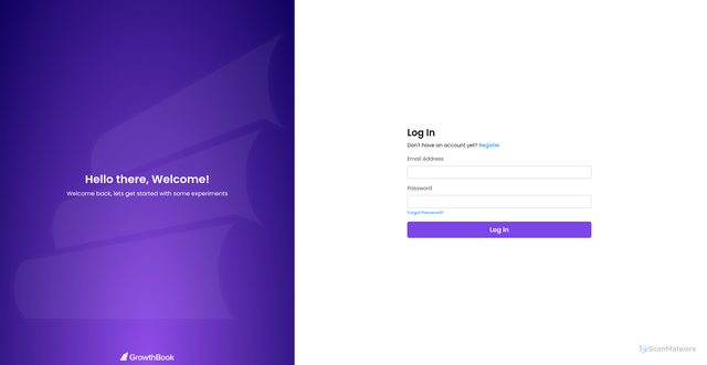 Security scan screenshot of https://growthbook.simpleviewcms.com