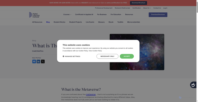 Security scan screenshot of https://www.digitallearninginstitute.com/blog/what-is-the-metaverse