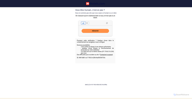 Security scan screenshot of https://fr.hotels.com/go/usa/us-best-things-to-do-montauk