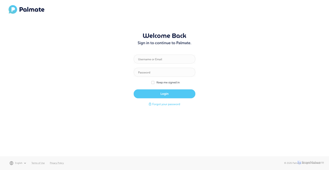 Security scan screenshot of https://public.palmate.ai