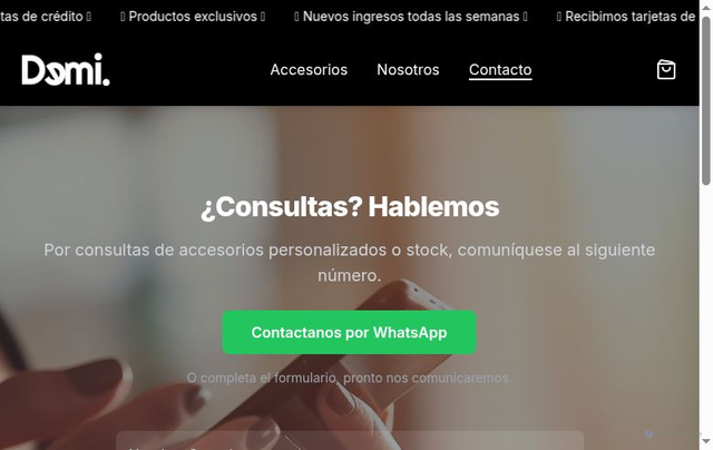 Security scan screenshot of https://demituestilo.pages.dev/contacto