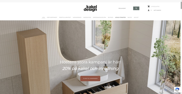 Security scan screenshot of https://kakeldesign.se