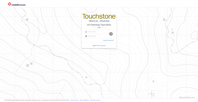 Security scan screenshot of https://tmipacs.com