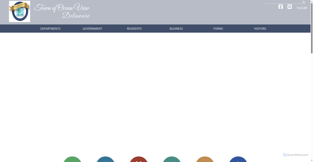 Security scan screenshot of https://www.oceanviewde.gov/