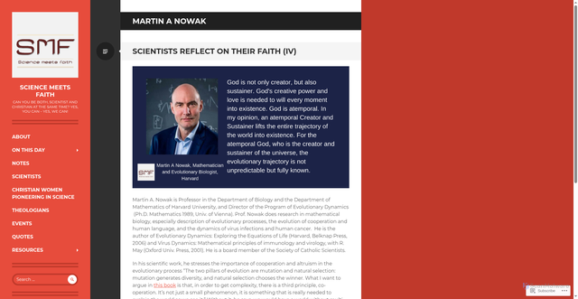 Security scan screenshot of https://sciencemeetsfaith.wordpress.com/tag/martin-a-nowak/