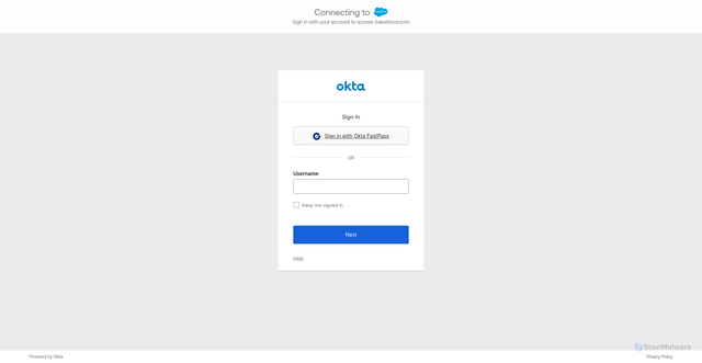 Security scan screenshot of https://crowdstrike.lightning.force.com