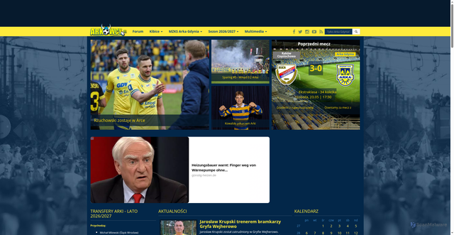 Security scan screenshot of https://www.livr.arkowcy.pl