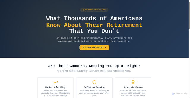 Security scan screenshot of http://gold-rush-booster-70601.pages.dev/