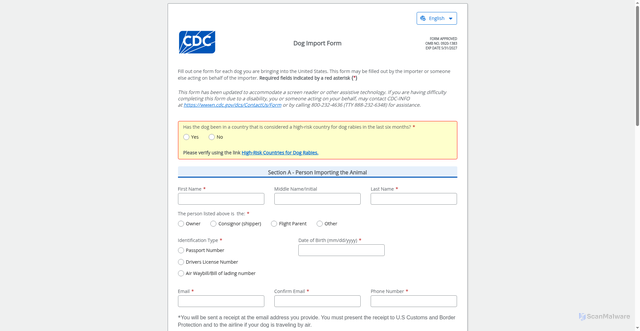 Security scan screenshot of https://cdc-786687.workflowcloud.com/forms/090dc543-7b2f-4538-b2c7-2919d12ecc73