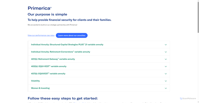 Security scan screenshot of http://equitable.com/nonindexed/microsites/adl/primerica