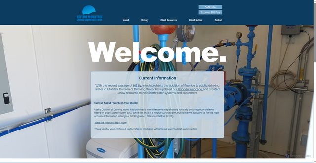 Security scan screenshot of https://www.smssdutah.gov/