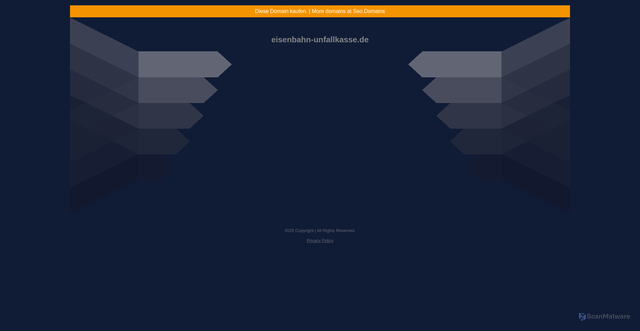 Security scan screenshot of http://www.eisenbahn-unfallkasse.de/