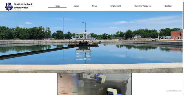 Security scan screenshot of https://www.nlrwu.gov/