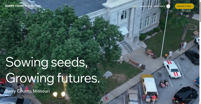 Security scan screenshot of https://www.barrycountymo.gov/