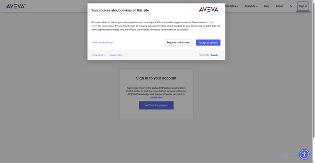 Security scan screenshot of https://aveva-be-dev.zoominsoftware.io