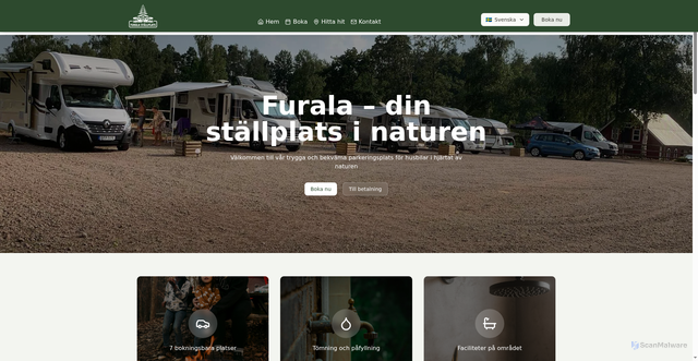 Security scan screenshot of https://furalastallplats.se