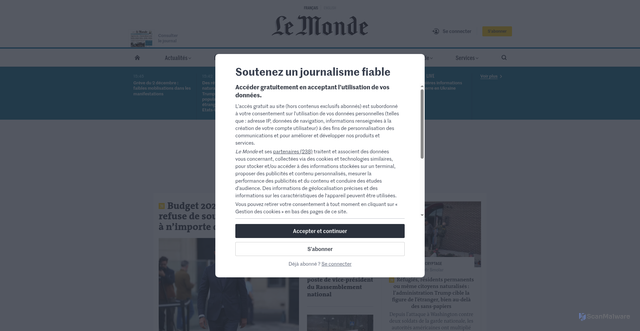 Security scan screenshot of https://walle.distrib-mrelay-fr.com/