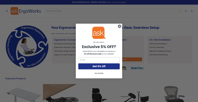 Security scan screenshot of https://askergoworks.com