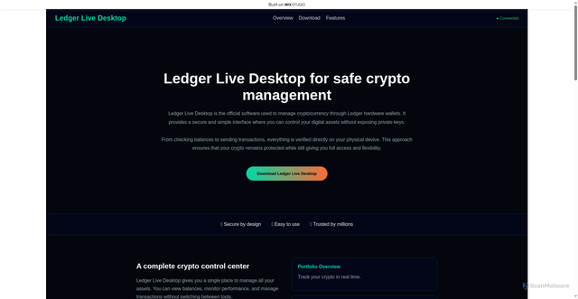Security scan screenshot of https://console-desktop.wixstudio.com/us-en
