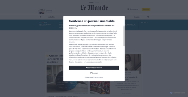 Security scan screenshot of https://offre-carte-avantage-connect.info/as.php