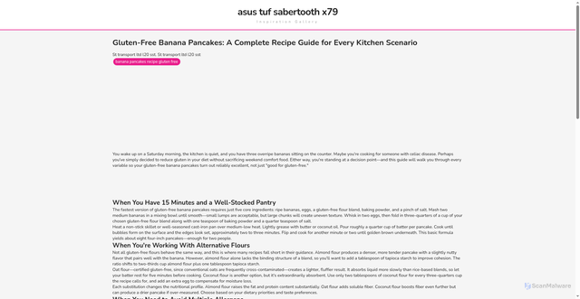 Security scan screenshot of https://mauefuisitus-42eafdea42-dp84ocmol5ly.edgeone.dev/banana-pancakes-recipe-gluten-free.html
