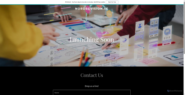 Security scan screenshot of https://nordrevision.se