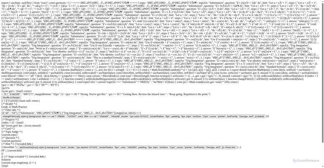 Security scan screenshot of https://impossible-olive-fhjeaifmq8-7jznln5318.edgeone.app/