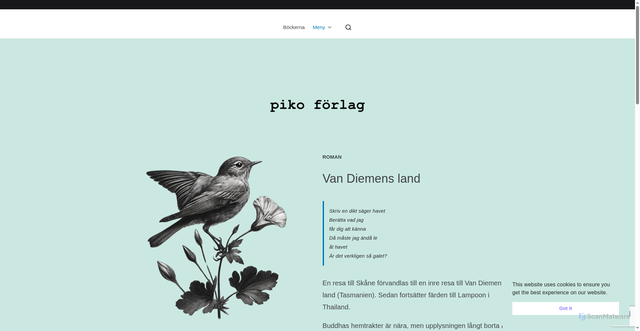 Security scan screenshot of https://pikoforlag.se