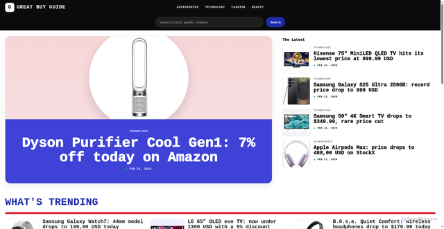 Security scan screenshot of https://greatbuyguide.com/