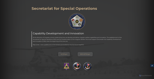 Security scan screenshot of https://cttso.gov/