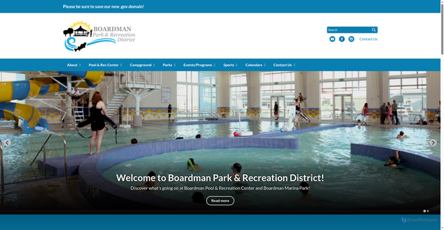 Security scan screenshot of https://www.boardmanorprd.gov/