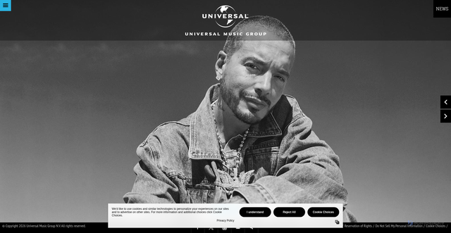 Security scan screenshot of https://umusic.com