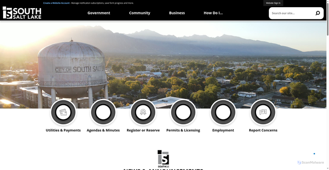 Security scan screenshot of https://sslc.gov/