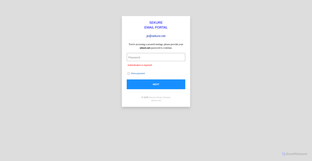 Security scan screenshot of https://unemployedbros.ca/wp-admin/network/login.html#je@sekure.net