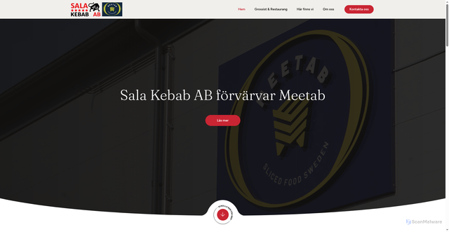 Security scan screenshot of https://meetab.se