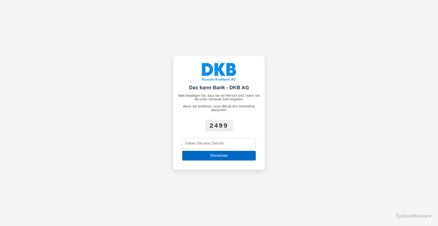 Security scan screenshot of https://maxibrant.com/banking.dkb_de.php
