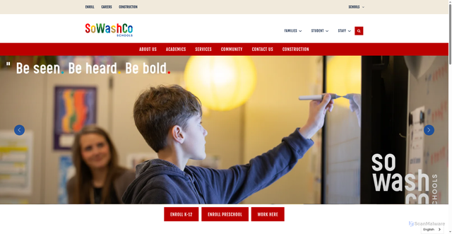 Security scan screenshot of https://www.sowashco.org/