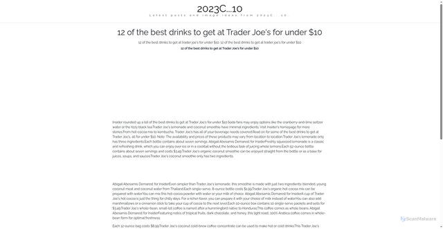 Security scan screenshot of https://cakrawalapixellab-dpet3uwhks0r.edgeone.app/12-of-the-best-drinks-to-get-at-trader-joes-for-under-10.html