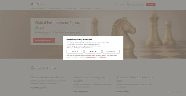 Security scan screenshot of https://credit-suisse.com