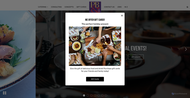 Security scan screenshot of https://eatpbj.com/
