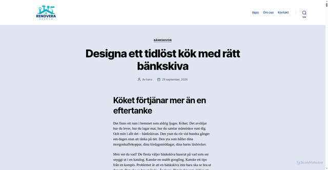 Security scan screenshot of https://renovera-badrum.se