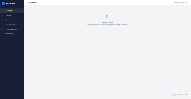 Security scan screenshot of https://qualityapp.pages.dev/