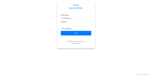 Security scan screenshot of https://cyan-valry-43.tiiny.site/?cms=assdfg@pung.se