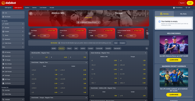 Security scan screenshot of https://sports.dafabet.net/bn/events/44185848-atletico-mg-vs-torque?backTo=%2Fbn%2Fsports%2Fcompetitions%2F240-FOOT%2F31687139