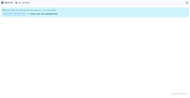 Security scan screenshot of http://shuttle-toubiana-dev.pages.dev/