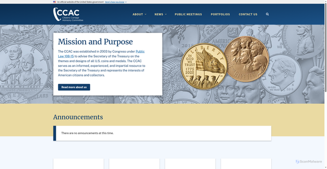 Security scan screenshot of https://www.ccac.gov