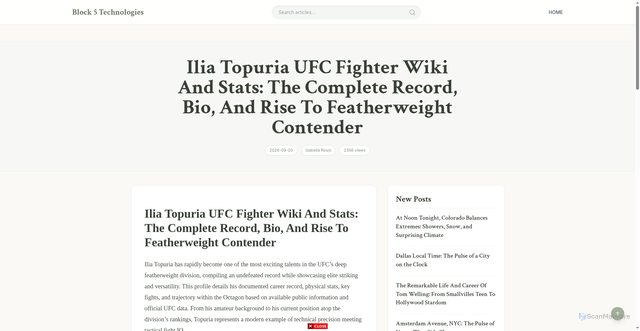 Security scan screenshot of https://hcbg-sip.block5.com/ilia-topuria-ufc-fighter-wiki-and-stats-the-complete-record-bio-and-rise-to-featherweight-contender