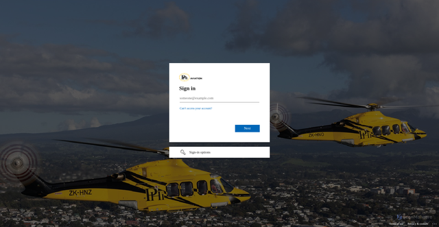 Security scan screenshot of https://phihelico.sharepoint.com