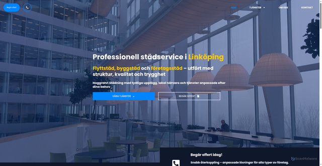 Security scan screenshot of https://carutchastadfirma.se